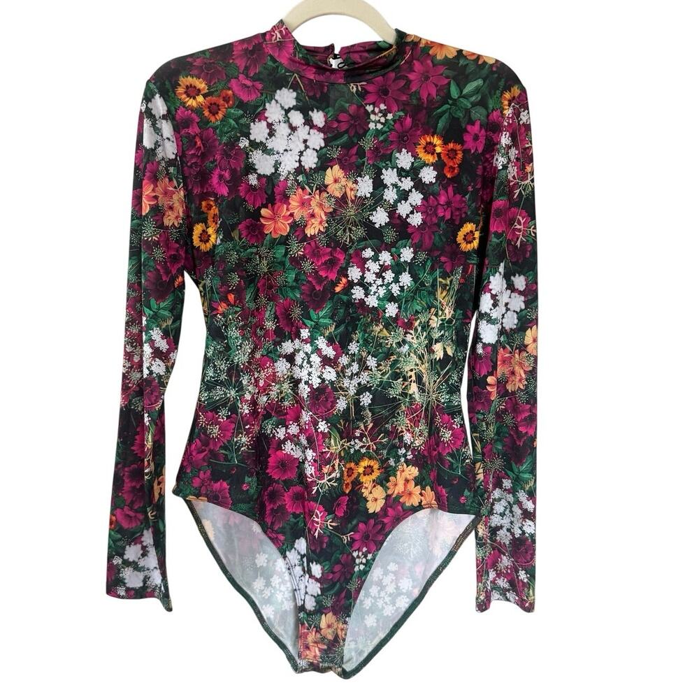 Desigual Euro Earthy Floral Bodysuit XL